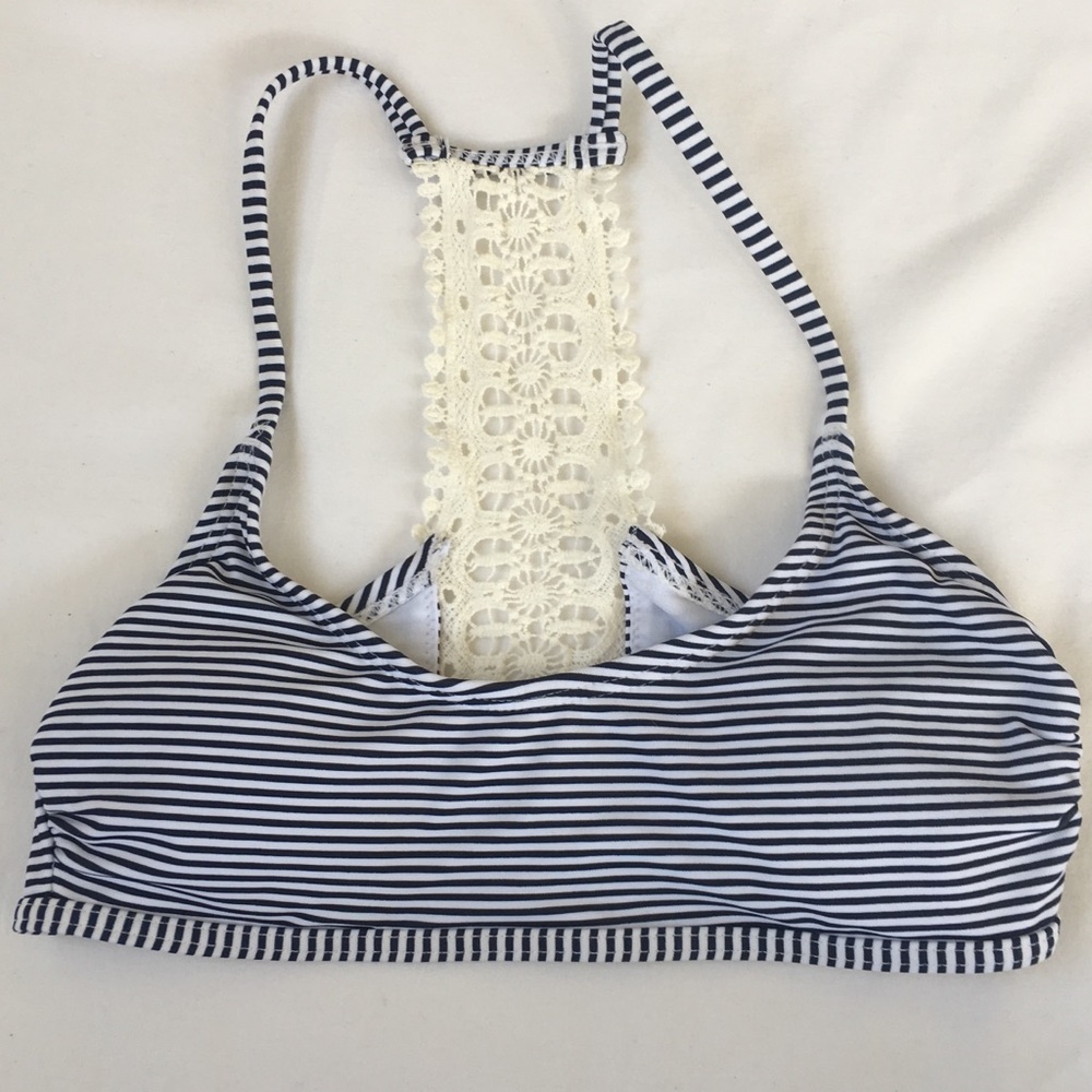 ‼️MARKDOWN Striped bathing suit top